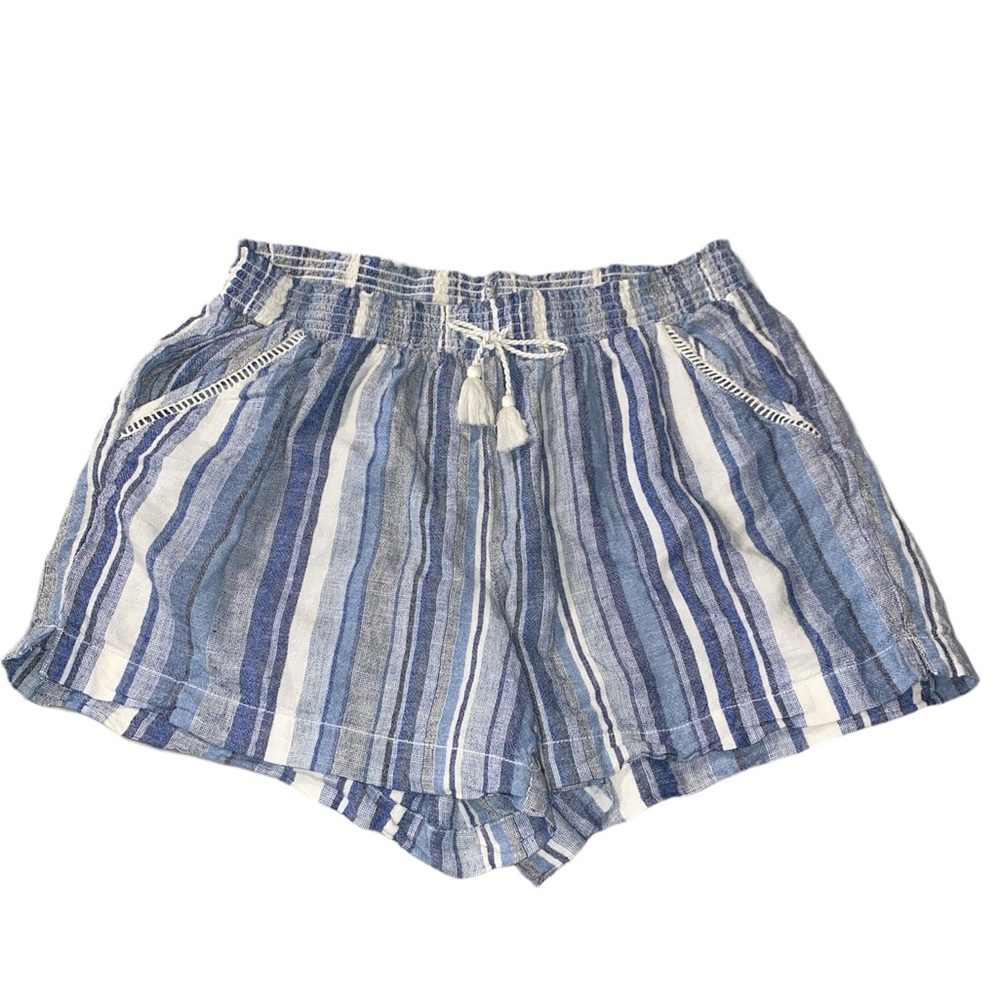 Linen pull on shorts size xl